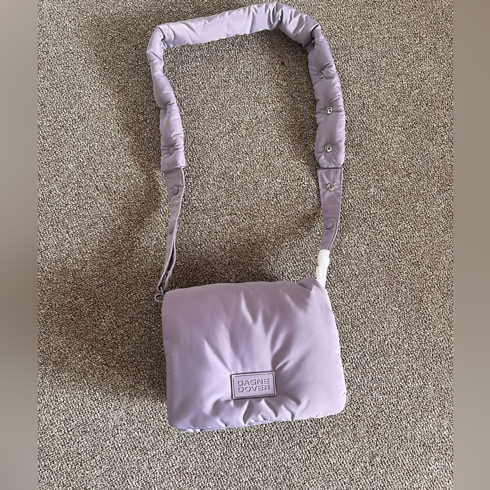 NWOT Dagne Dover Kitty Crossbody Bag in lavender